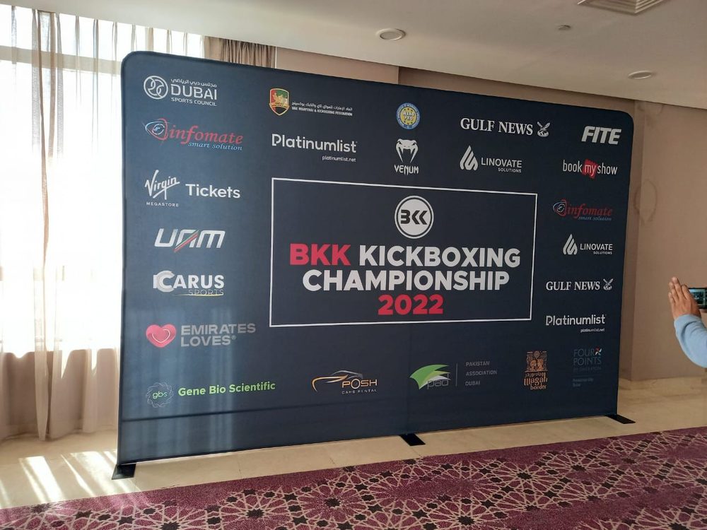Aluminium Frame Backdrop — Valley Advertising UAE