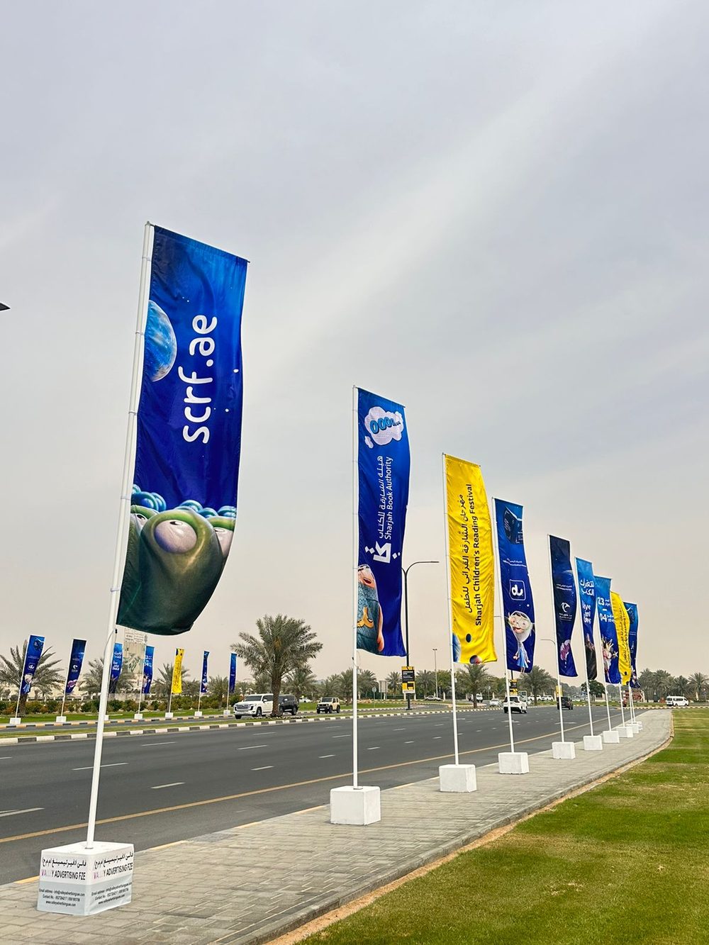 6mtr Advertising Flag — Valley Advertising UAE
