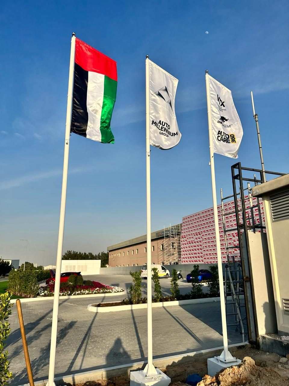 8mtr Advertising Flagpole — Valley Advertising UAE