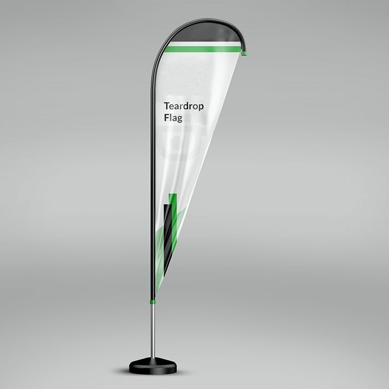 Teardrop Flag — Valley Advertising UAE