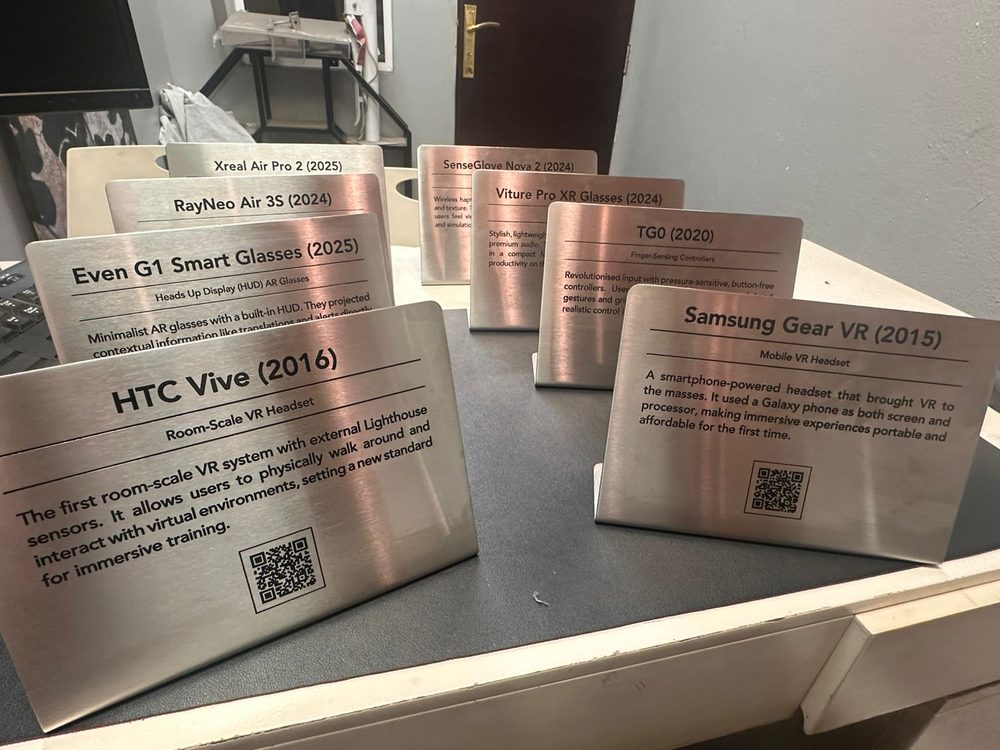 Engraved Metal Plaques — Valley Advertising UAE