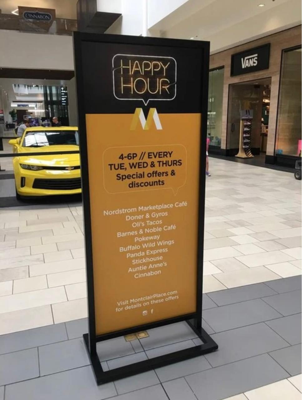 Metal Display Stand — Valley Advertising UAE