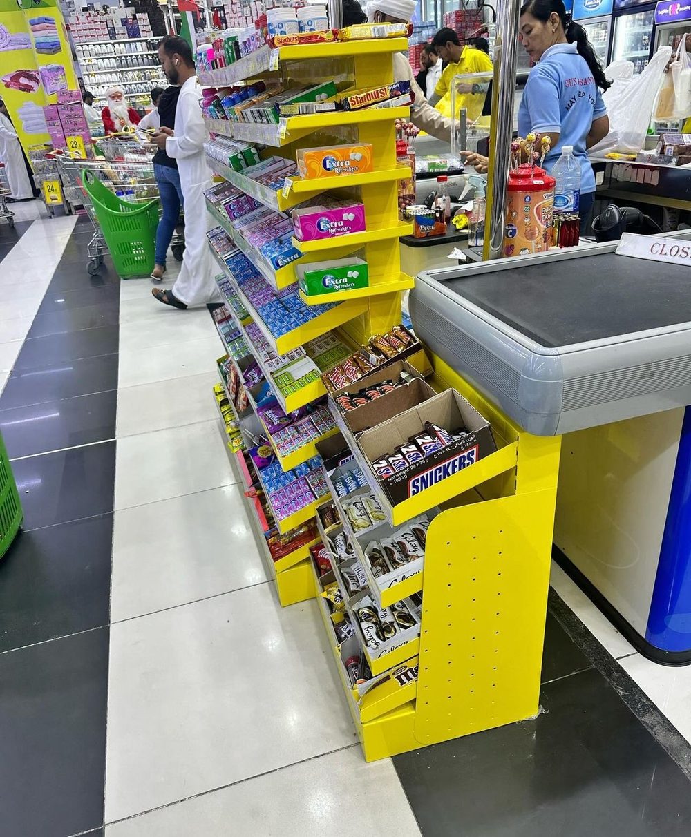 Supermarket Display Stand — Valley Advertising UAE
