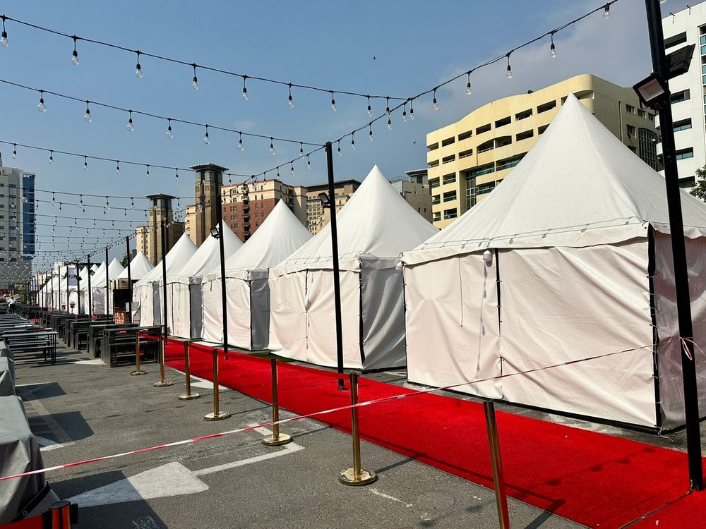 4x4mtr Commercial Tent — Valley Advertising UAE